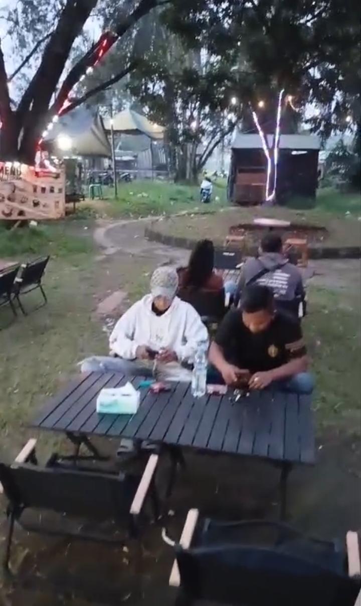 Grend opening kafe kopi Panongkrongan musang Sawit Hadirkan Destinasi kuliner dan silaturohmi Di Cigmobyang