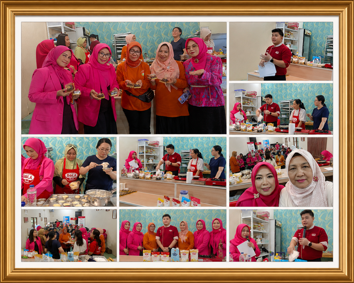 KPGEN PWDPI BERSAMA IKA BOGA DAN BAKING CLUB LOYANG MAS LAMPUNG GELAR LATBAR BOLA DELI DAN ANEKA KUE BAHAN GLUTEN FREE