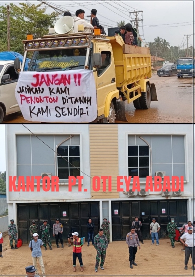 Masyarakat Siumbatu kembali menyegel kantor  PT. Oti Eya Abadi