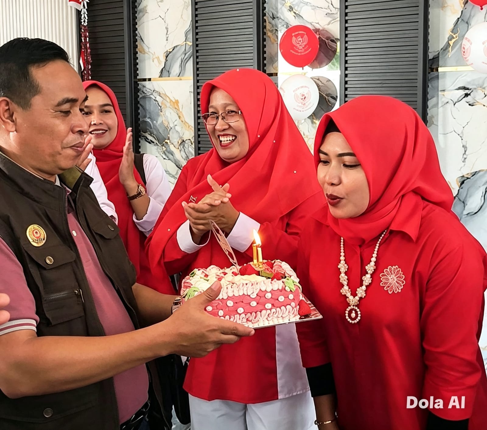MERIAHNYA HUT KE-41 BENDUM DPP PWDPI, ROSITA GOSI, DI RUMAH MAKAN ALUN-ALUN KEPAYANG BANDAR LAMPUNG