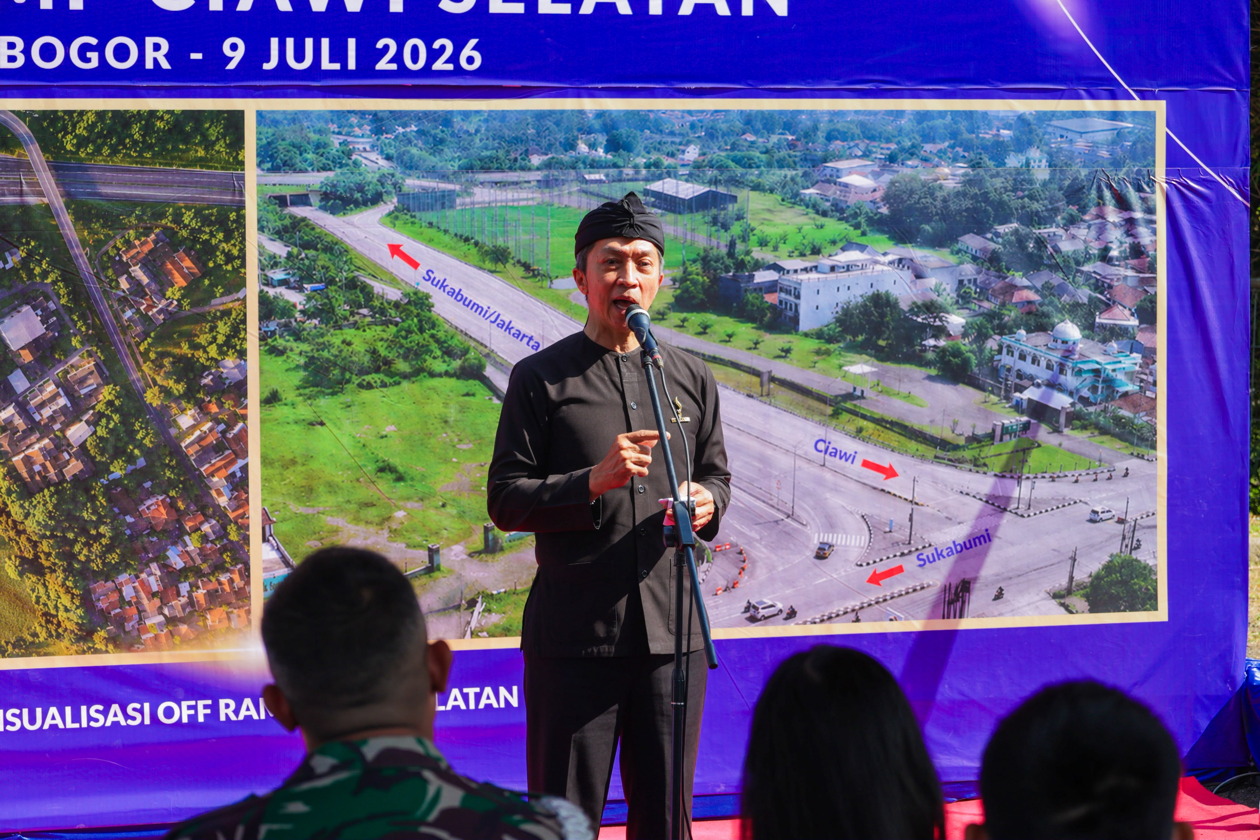 Kick Off Pembangunan Off-Ramp Ciawi Selatan, Dukung Konektivitas Antarwilayah di Bogor Selatan