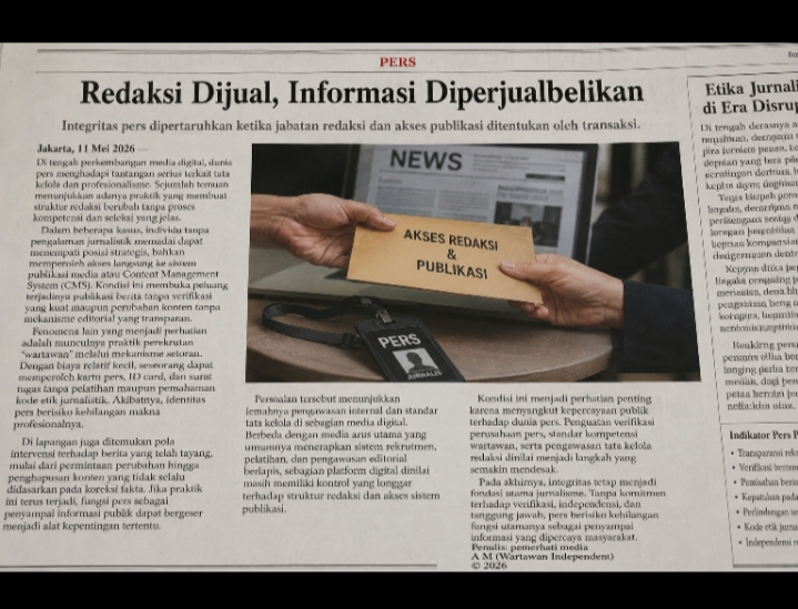 Krisis Integritas Media Digital, Profesionalisme Pers Dipertanyakan