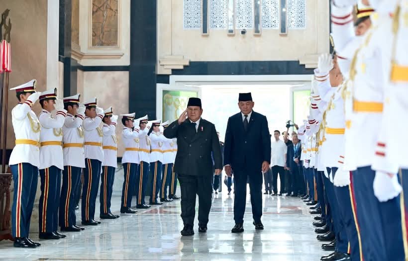 Presiden Prabowo Beri Penghormatan Terakhir kepada Almarhum Jenderal TNI (Purn) Ryamizard Ryacudu