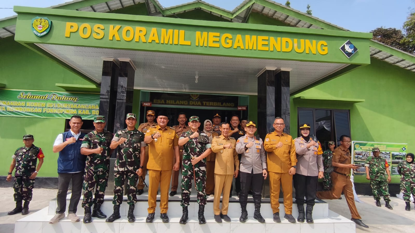 Danrem 061/Suryakancana Resmikan Pos Koramil Cisarua-Megamendung, TNI Perkuat Pelayanan dan Keamanan Wilayah Bogor