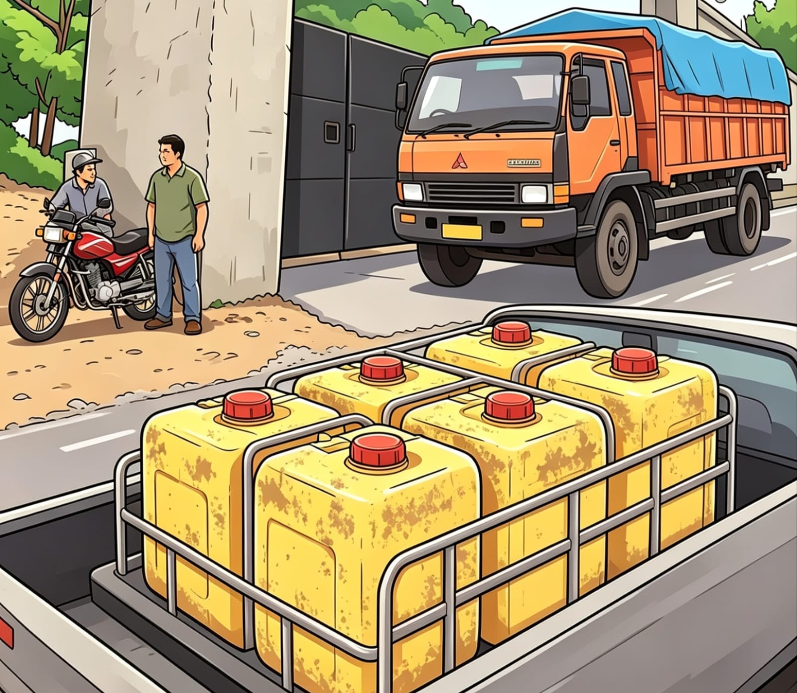 Ketua PWDPI Lampung, Desak Tindak Tegas Gudang Minyak  Ilegal di Wilayah Lampung