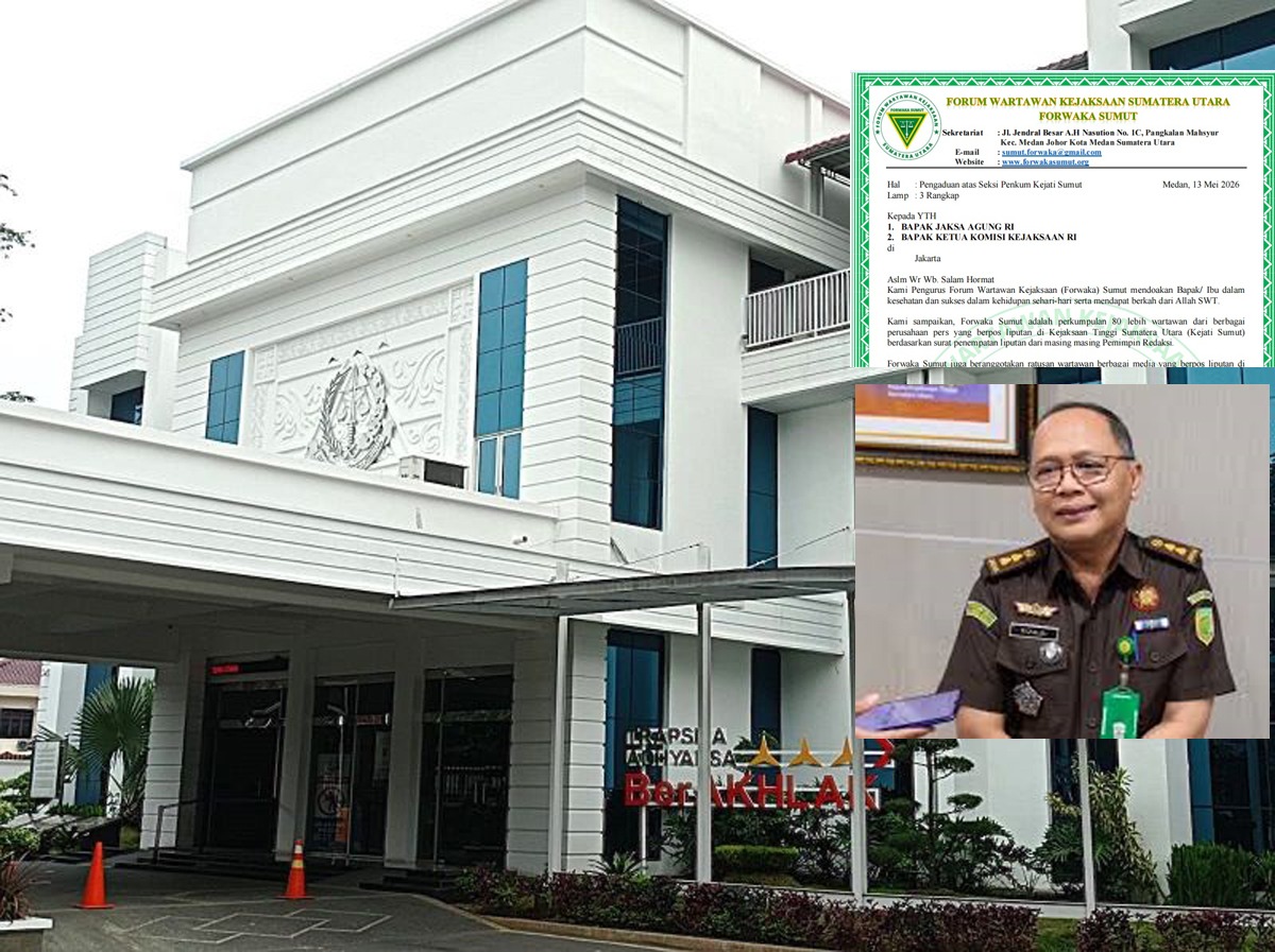 Forwaka Sumut Laporkan Kasi Penkum Kejati Sumut ke Jaksa Agung dan Komisi Kejaksaan