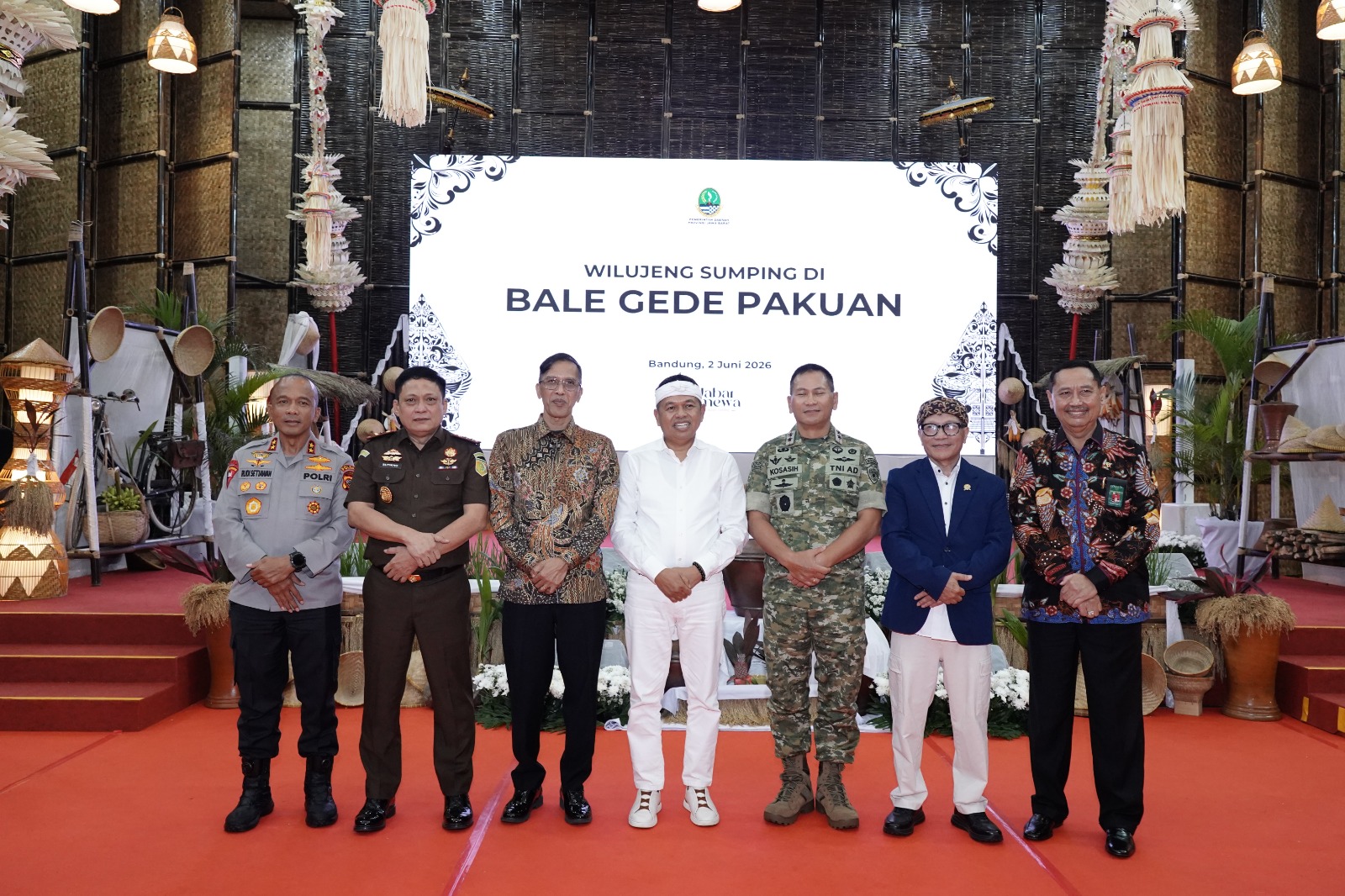 PANGDAM III/SILIWANGI HADIRI ACARA LEPAS SAMBUT KEPALA KEJAKSAAN TINGGI JAWA BARAT TAHUN 2026
