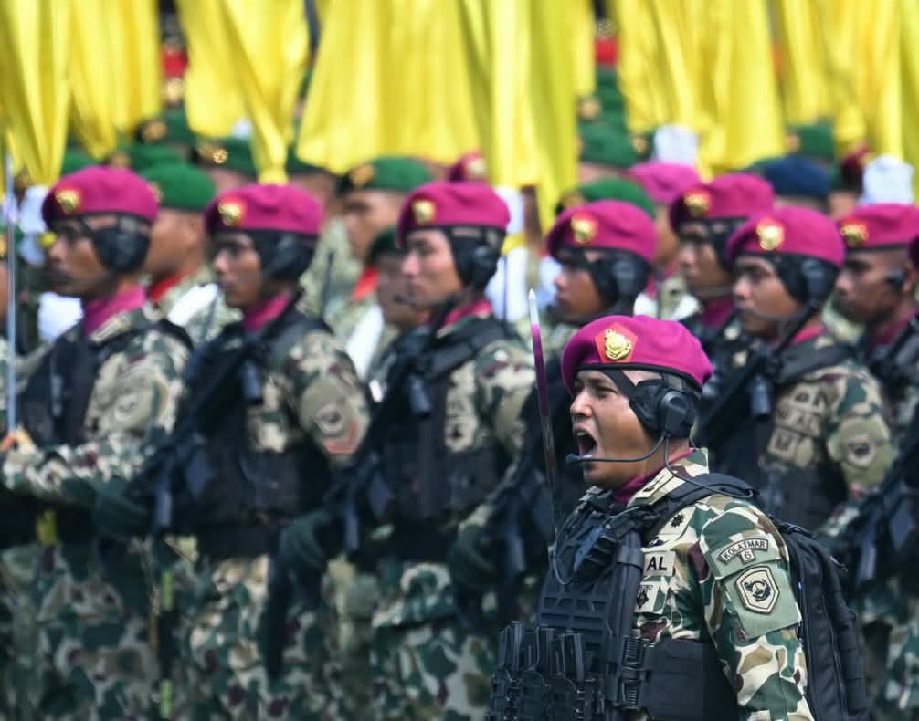 Presiden Prabowo Pimpin Upacara Peringatan HUT ke-81 TNI di Cilangkap