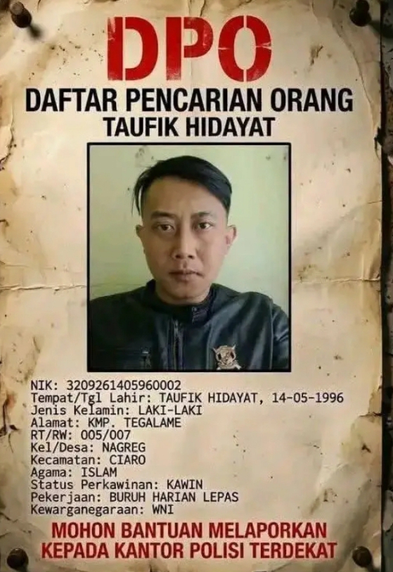 Polisi Rilis Foto DPO Kasus Penganiayaan dan Penyekapan Wanita di Bandung, Pelaku Masih Diburu