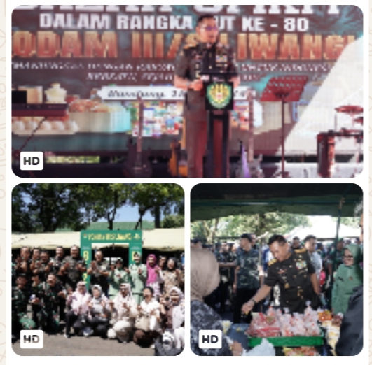 Kodam III/Siliwangi Gelar Bazar UMKM HUT ke-80, Dorong Ekonomi Rakyat dan Stabilitas Harga