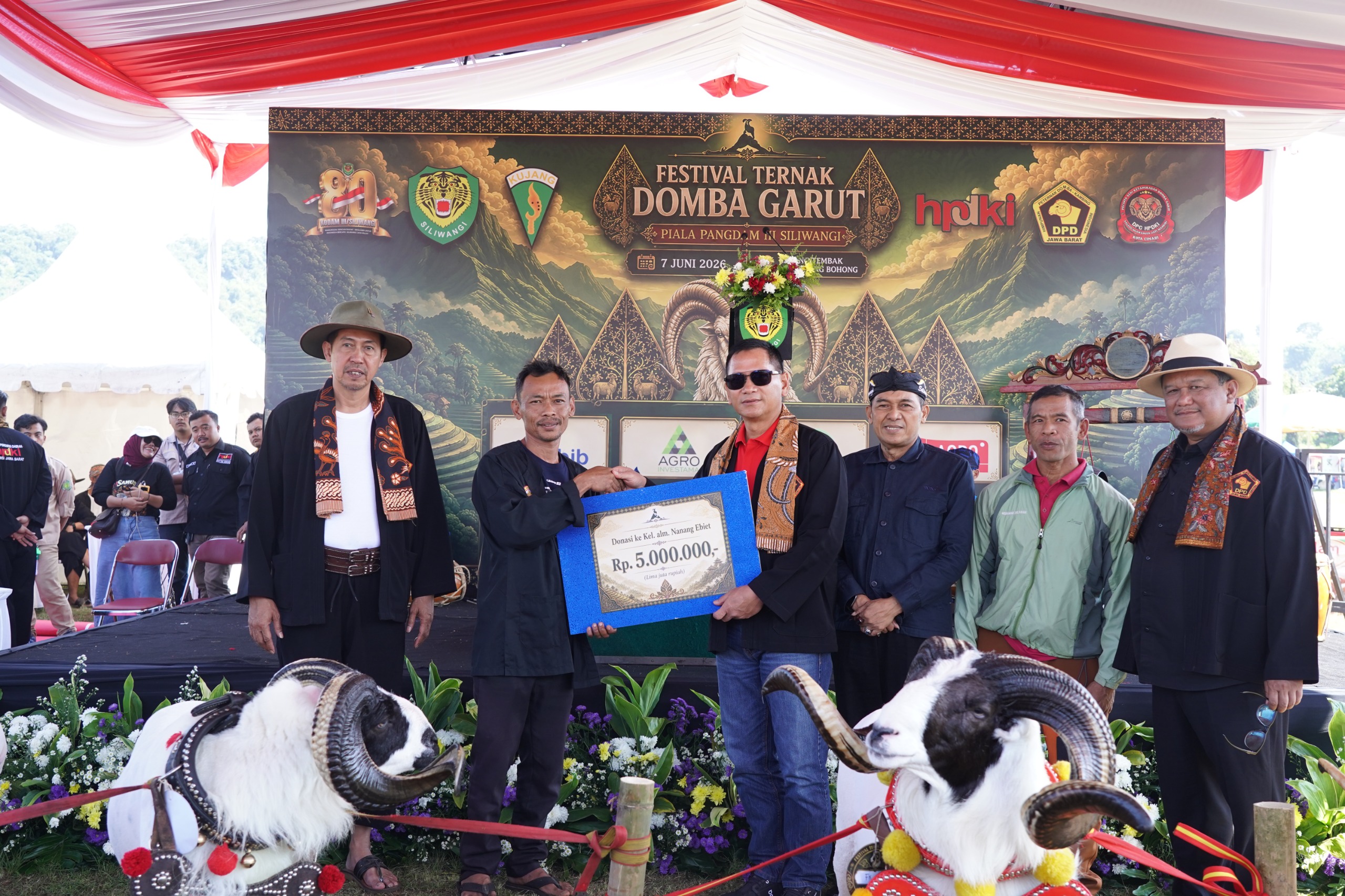 Pangdam III/Siliwangi Dukung Pelestarian Domba Garut Melalui Festival Peternak di Cimahi