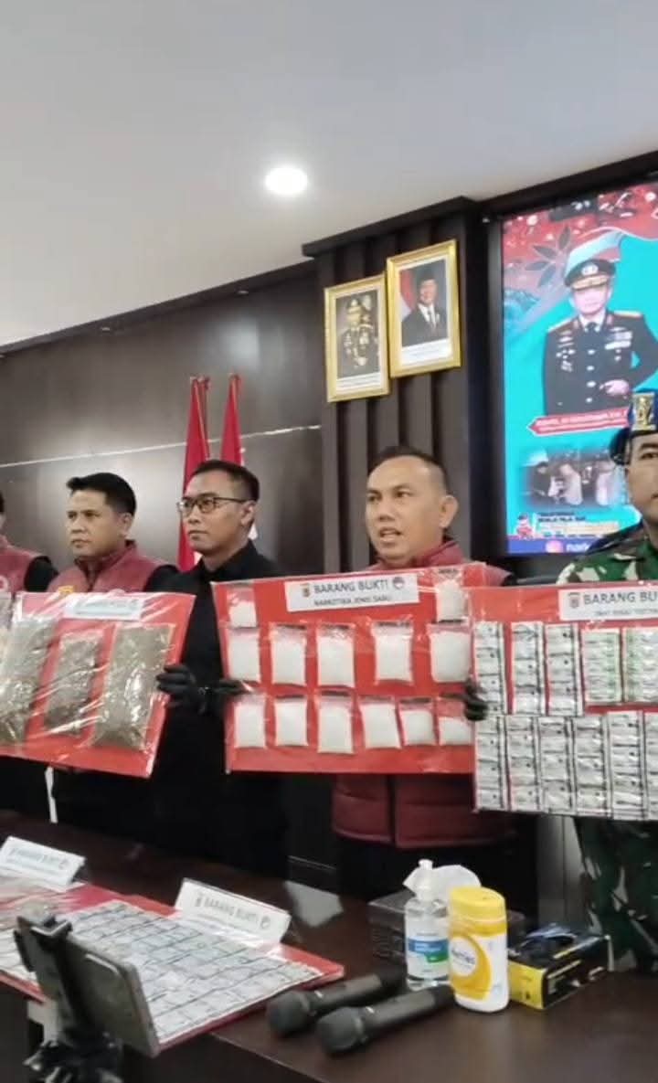 Sat Res Narkoba Polresta Bogor Kota Ungkap 82 Kasus Narkoba, 94 Tersangka Diamankan